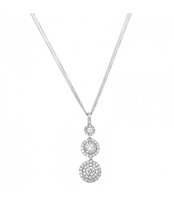 Collana Davite & Delucchi Donna in Oro bianco Diamante 1.40 Ct CLNN10644 OS - CLNN10644 OS